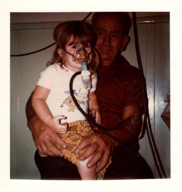 With my wonderful Pop, 1975
